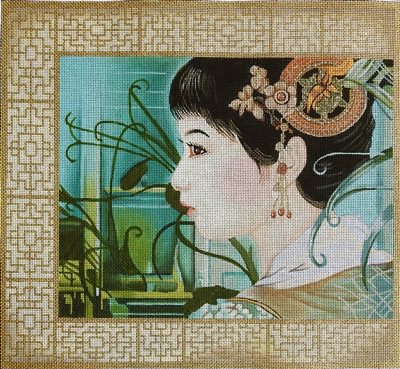 Beautiful Woman 1078c Lijuan (Beautiful) 12x13 18 Mesh Lani Enterprises