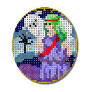KDS-XO12 Nativity - Wise Men 2.75 x 3.25 13 Mesh CBK Designs Kooler Designs 