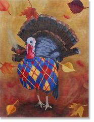 SC-PL 77 Norman Turkey 18 Mesh 10 x 13 Scott Church Creative