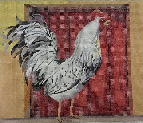 SW108 Red Window 10x12 13 Mesh Birds Of A Feather Rooster