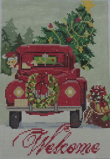 SW113 Welcome Christmas 10x7  13 Mesh Birds Of A Feather