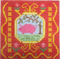 BF814 French Tile Pig 8x8 13 Mesh Birds Of A Feather
