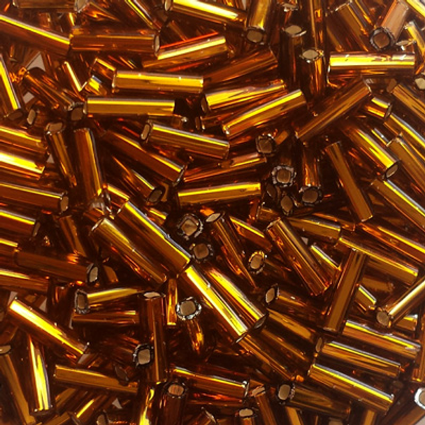 #BDS-BB5 Bright Bronze 6mm Bugle Bead Sundance Designs