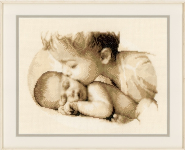 PNV148435 Vervaco Kit Baby & Sister