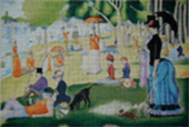 348 Sunday in the Park	15.5x22.5 13 Mesh Tapestry Fair