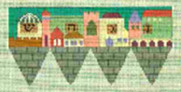 550	Jerusalem Dreidel	3"h	 18 Mesh Tapestry Fair