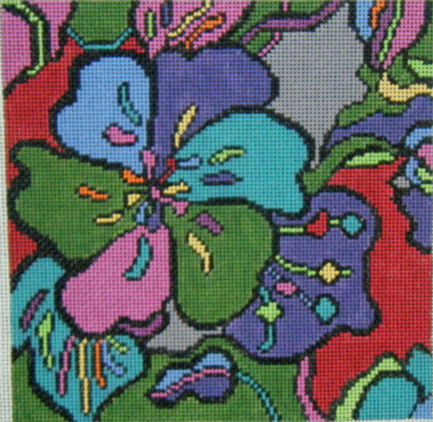 534	 Fiesta Floral	8x8	13 Mesh Tapestry Fair