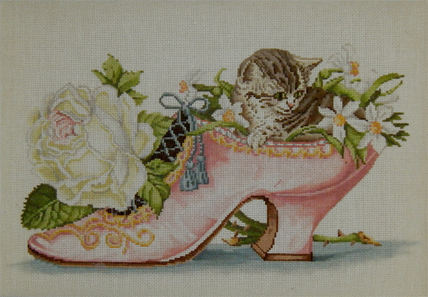 510	Cobbler's Kitten	10x14 18 Mesh Tapestry Fair