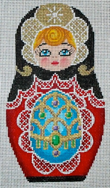 1098 C-Russian Nesting Doll-Faberge-Small	7"h		 18  Mesh Tapestry Fair