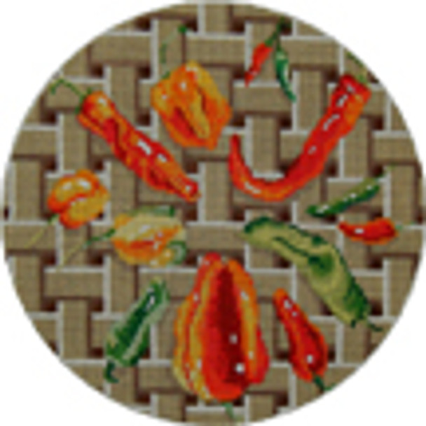 1045	Chili Pepper Basket	11d	13 Mesh Tapestry Fair