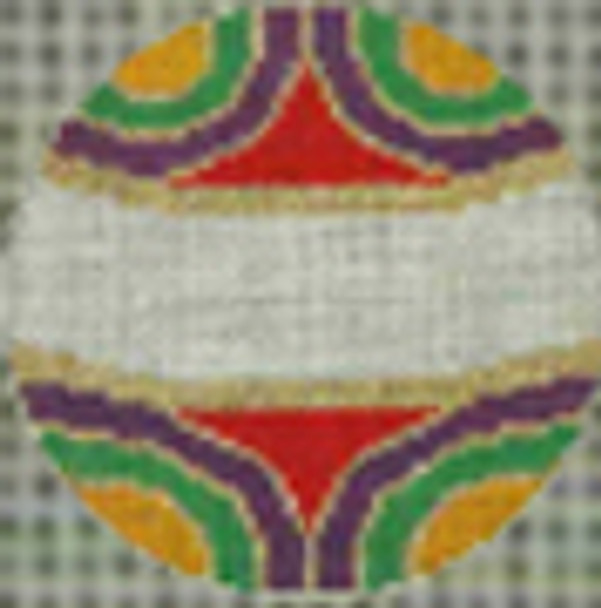 1023 B - Jeweled Ornament - blank name	4.5d 13  Mesh Tapestry Fair
