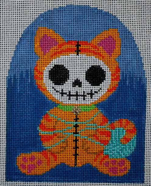 3006 Dia De Los Muertes Parade	A - Knitty Kitty	4.5x5.5	 18  Mesh Tapestry Fair