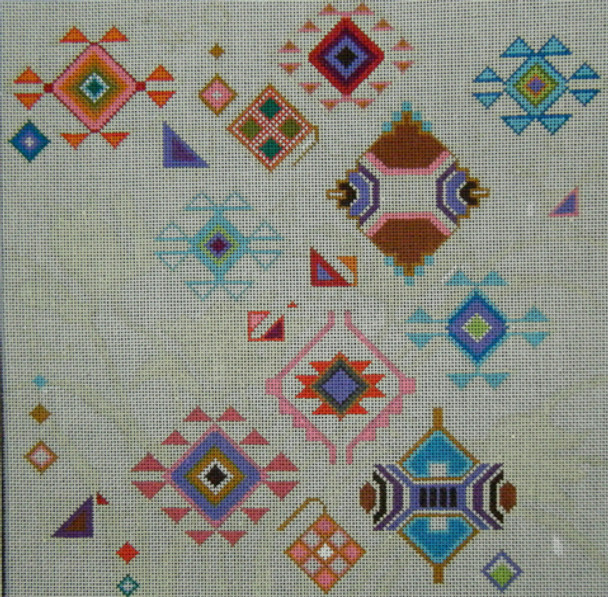 AJ05 Turkish Delight	14x14  13 Mesh Tapestry Fair ANNE JERLOW DESIGNS