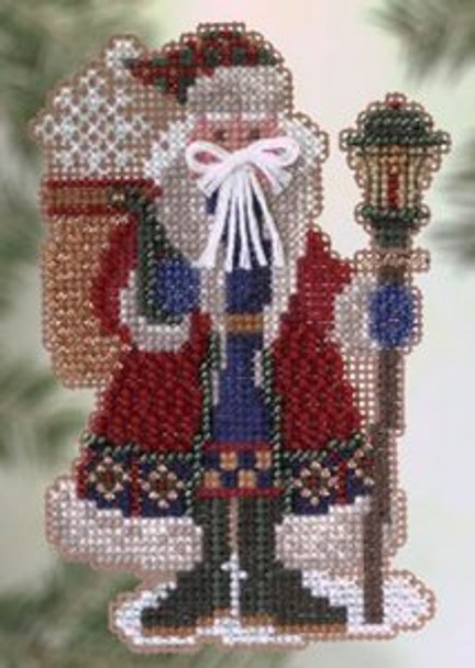 MHPS19 Mill Hill Santa Ornament Kit Snow Drift Santa (2005)