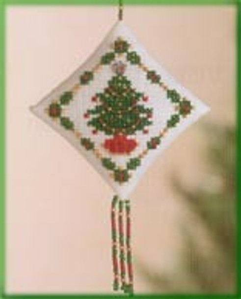 MHTD25 Mill Hill Tiny Treasured Diamond Kit Holiday Trimmings (2004)