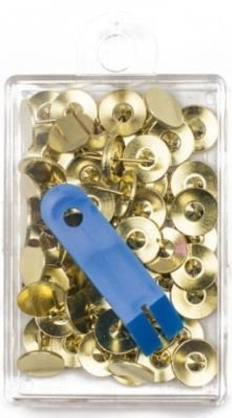 Brass Tacks by Clover – Gold brass tacks with tack removal tool