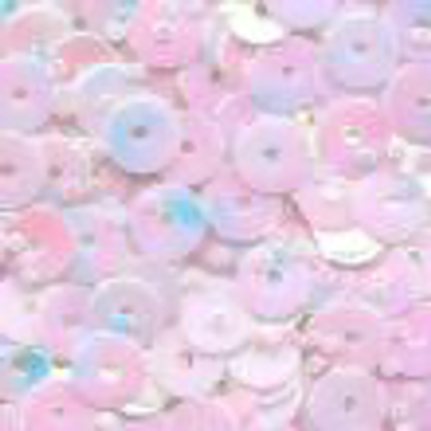 #SQ-113 White Iris 6mm Sequin Sundance Beads