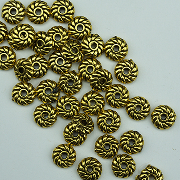 #MA-005 Gold Coil Metallic Accent Bead Sundance Designs