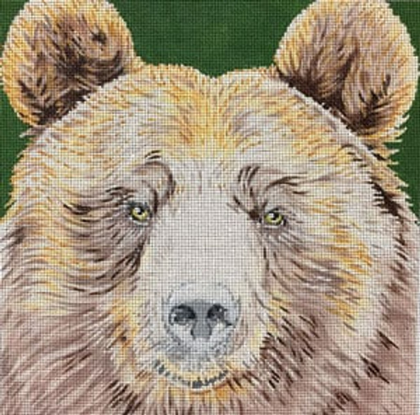 Pillow/Wall Hanging C-450gr Grizzly Bear 13 x 13 13 Mesh Meredith Collection