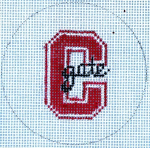 FL-104co Flask - Colgate 3" Round 18 Mesh FLASK Meredith Collection