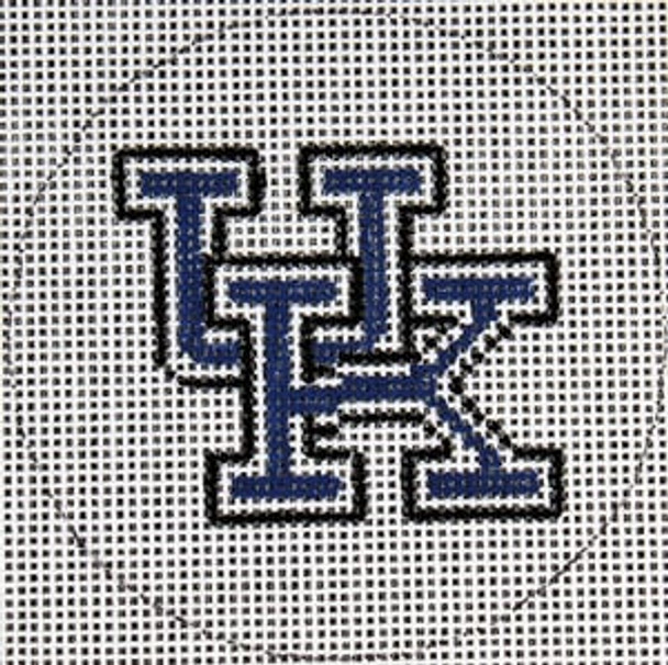 FL-104 Flask - University of Kentucky 3" Round 18 Mesh FLASK Meredith Collection
