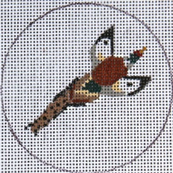 FL-108a Flask - Flying Pheasant 18 Mesh The Meredith Collection