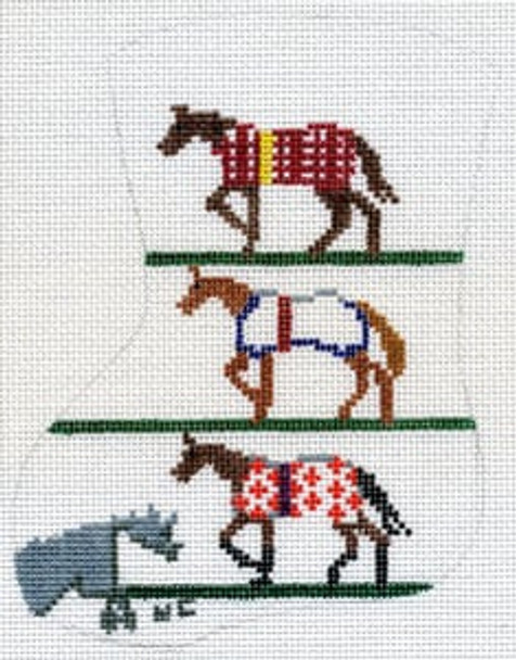 MX-16 Horse Blankets 18 Mesh CHRISTMAS MINI STOCKING The Meredith Collection