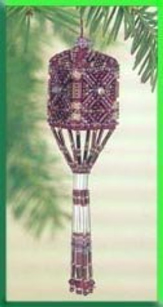 MHBT1 Mill Hill Charmed Ornament Kit Plum Tassel