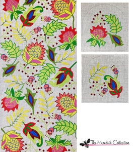 PS-432m Tropical Jewels 13 Mesh 12 x 28 Satchel Bag The Meredith Collection