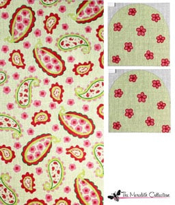 PS-395m Preppie Paisley 13 Mesh 12 x 28 Satchel Bag The Meredith Collection