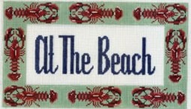 S-178 Lobstah - At the Beach 6 1/2 x 9 1/2 18 Mesh SIGN The Meredith Collection