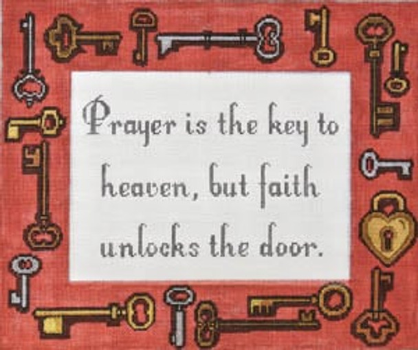 S-171 Prayer is the key… 10 x 12 18 Mesh SIGN The Meredith Collection