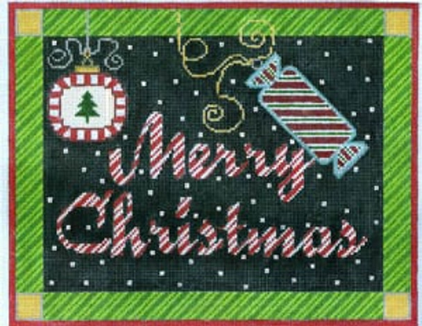 S-175 Merry Christmas 8 x 10 18 Mesh SIGN The Meredith Collection