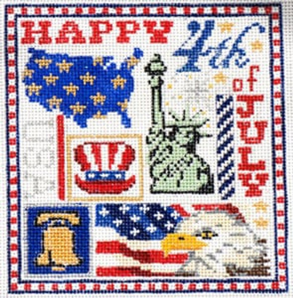 T-2i Independence Day 4 1/2 x 5 18 Mesh The Meredith Collection