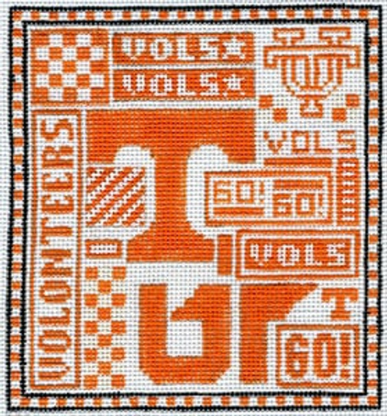 T-40tn Tennessee Vols 4 1/2 x 5 18 Mesh The Meredith Collection