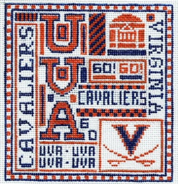 T-40v University of Virginia 4 1/2 x 5 18 Mesh The Meredith Collection