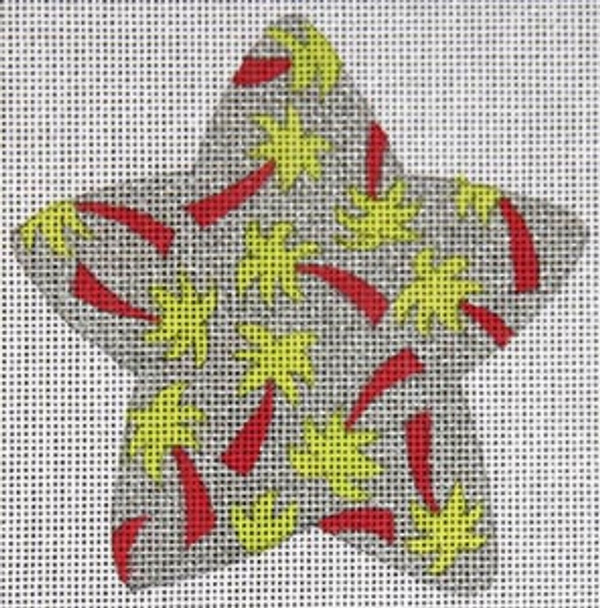 XO-101k Star with Palm Trees 18 Mesh The Meredith Collection