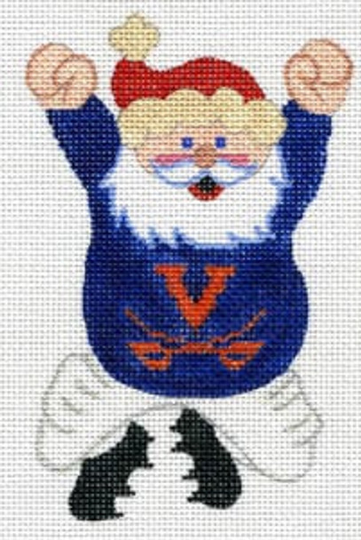 XO-110v Cheering Santa- Univ of Virginia 18 Mesh The Meredith Collection