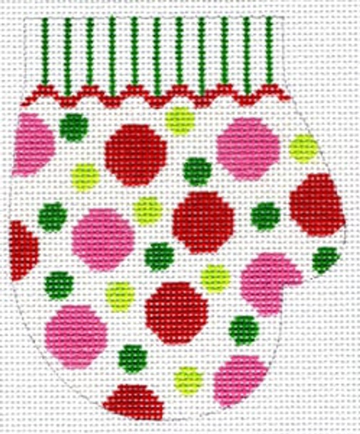 XO-146f Polka Dot Mitten 13 Mesh The Meredith Collection