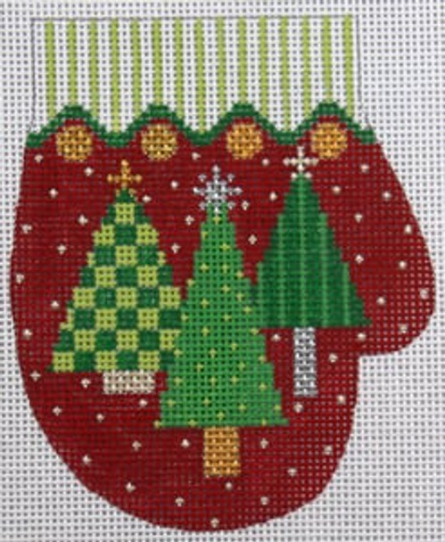 XO-146c Three Trees Mitten Red 13 Mesh The Meredith Collection