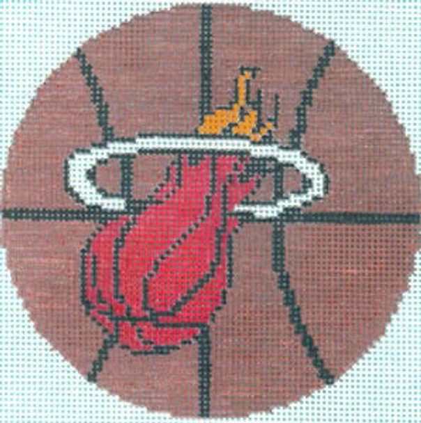 XO-150mh Basketball-Miami Heat 4x4 18 Mesh The Meredith Collection