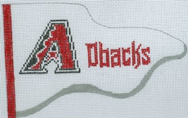 XO-152db Pennant-Arizona Diamondbacks 18 Mesh 6 1/4 inches by 4 inches The Meredith Collection