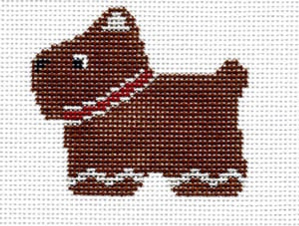 XO-161L Gingerbread Dog 18 Mesh The Meredith Collection