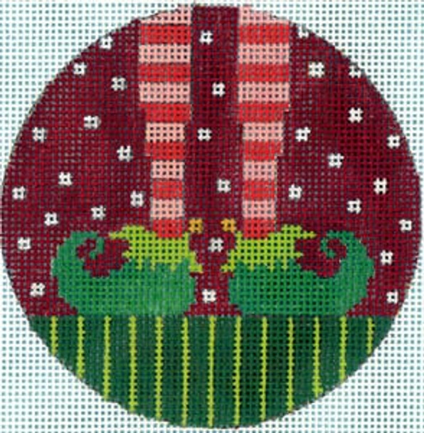 XO-174e Santa's Helper 5" Round 13 Mesh The Meredith Collection