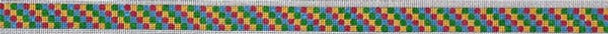 134a Diagonal Squares - Pastels 1"  18 Mesh Belt The Meredith Collection 38.5 inches