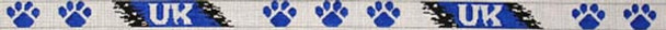 315e UK with Paw prints 1 1/8" 18 Mesh Belt The Meredith Collection 38.5 inches
