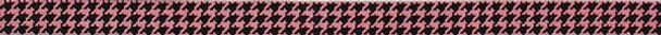 600a Hounds tooth - Pink and Black  1 1/8" 18 Mesh Belt The Meredith Collection 38.5 inches