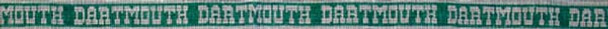 5423 Dartmouth University- Green Background 1"  14 Mesh Belt The Meredith Collection 38.5 inches