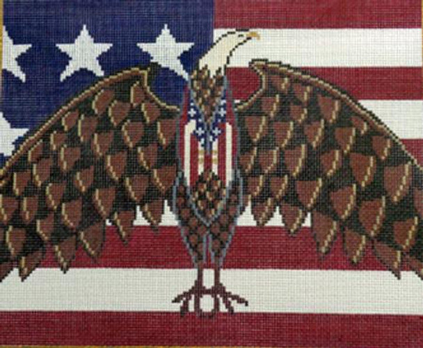 WK2073 Liberty Eagle 10X12 13 Mesh Cooper Oaks Designs