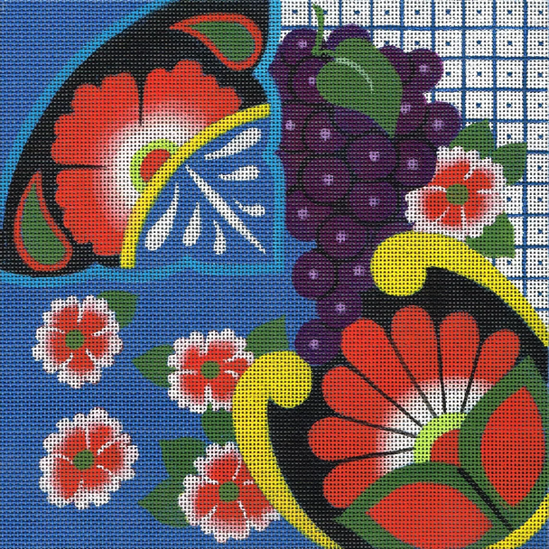 6186 La Paz Baja Baja 8 x 8 Leigh Designs 18 Mesh Canvas Only Inquire If Stitch Guide Is Available